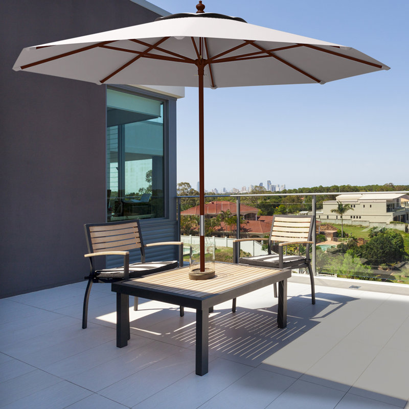 Highland Dunes Santoro 108'' Beach Umbrella & Reviews Wayfair